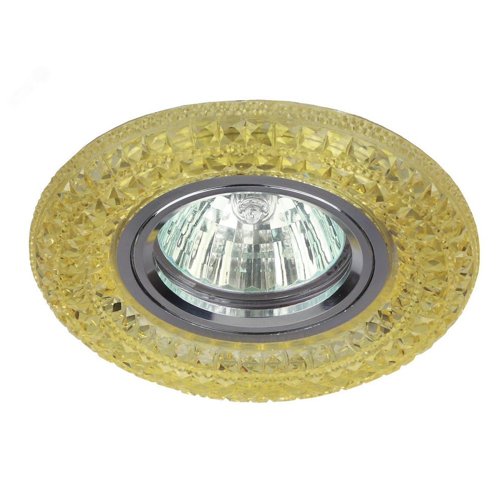 Светильник cо светодиодной подсветкой ЭРА DK LD3 YL/WH 50 Вт, точечный, цоколь GU5.3, тип лампы MR16, декоративный, цветовая температура - 4000 K, IP20, цвет свечения - белый, цвет светильника - желтый